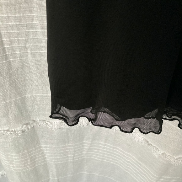 3/$10 SALE Mesh Overlay Ruffle Hem Maxi Skirt NWOT - Picture 2 of 4